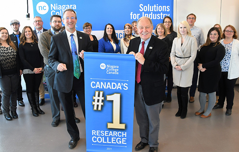 Niagara Ranked No 1 among research colleges in Canada photo