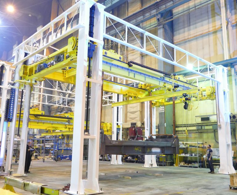 image of engine lift station for the INNIO Brilliant Factory
