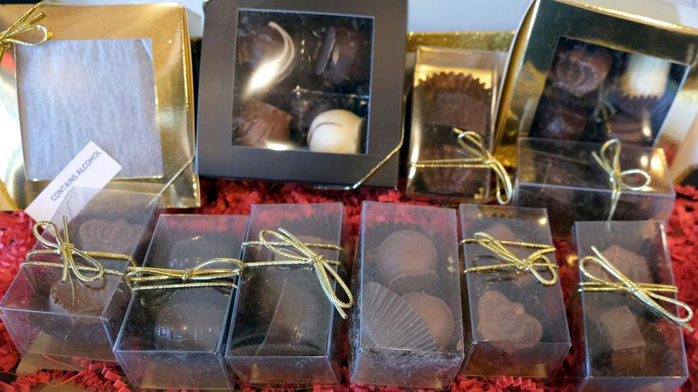 image of alcohol infused chocolates