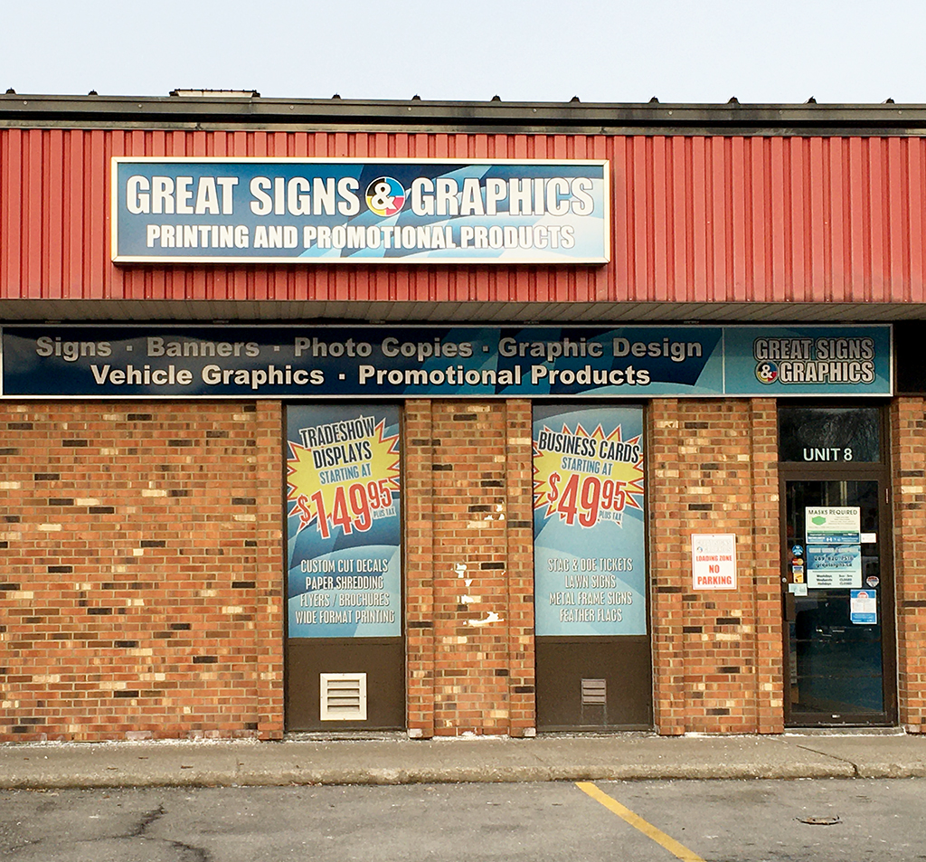 image of the Great Signs and Graphics building exterior