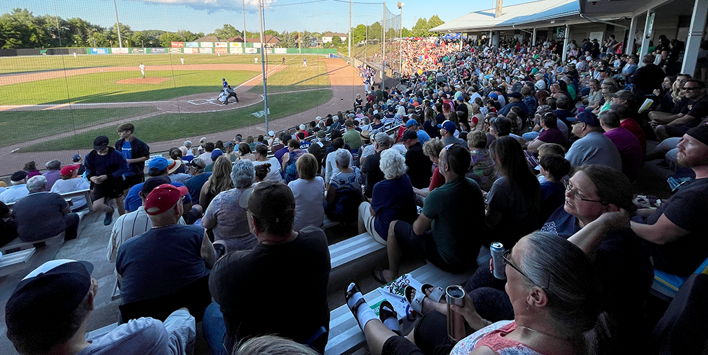 image of the crowd at a Jackfish game