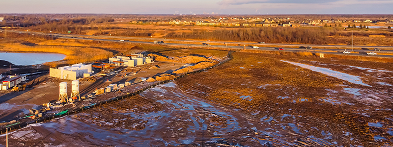 image of land ready for development